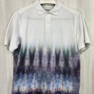 Oregon Rain Tie-Dyed Men's Polo - Size Large